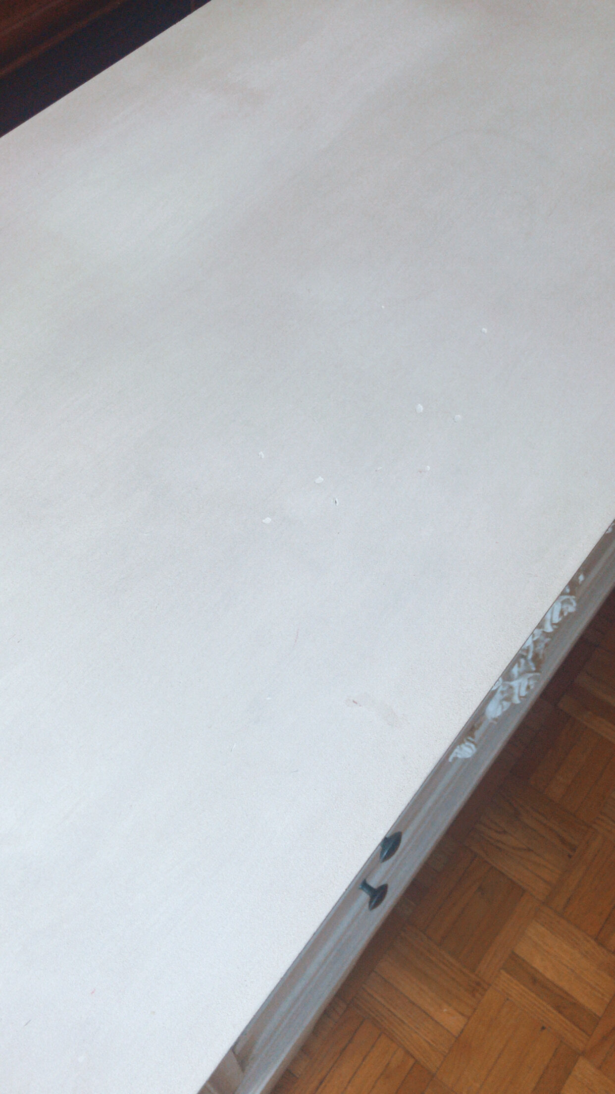 Vintage white dresser with Shabby chic moldings