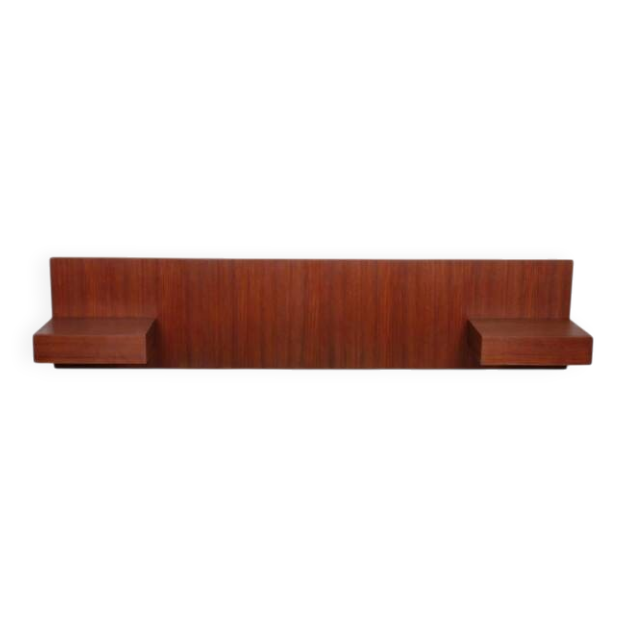 Vintage Scandinavian teak headboard from the 1960s