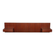 Vintage Scandinavian teak headboard from the 1960s