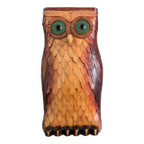 Vintage umbrella stand in the shape of an owl
