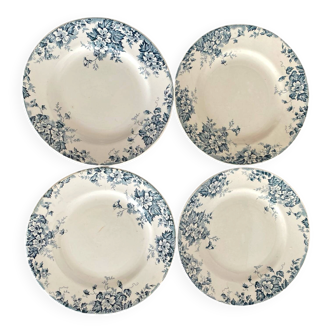 Flat plates made of St Amand Marie-Louise ironstone.