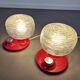 Pair of Hillebrand Space Age bedside lights, 1970s