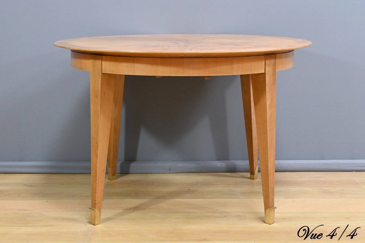 Table for 4 to 10 people in cherry wood – 1950