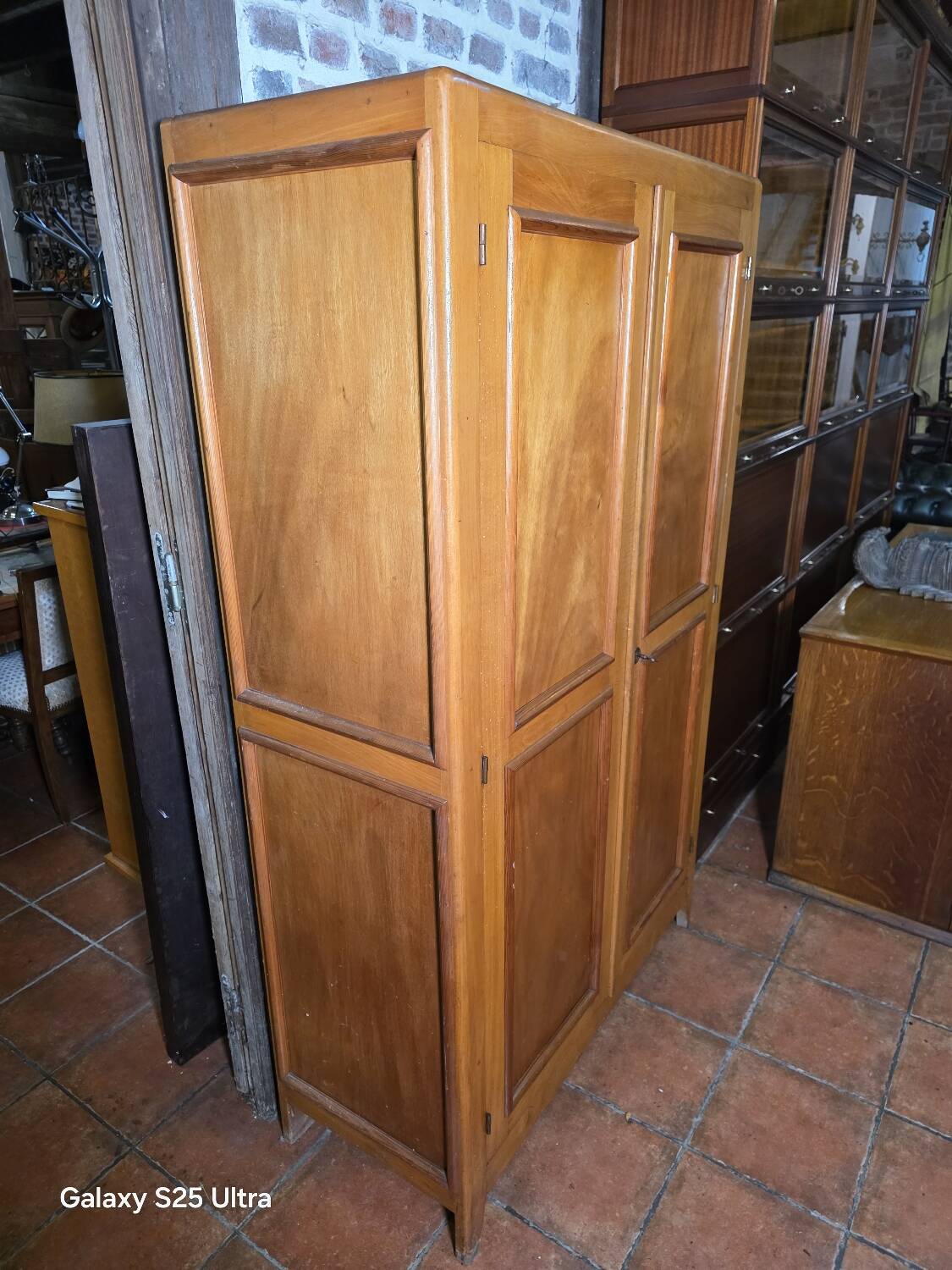 Vintage school locker from the 1960s