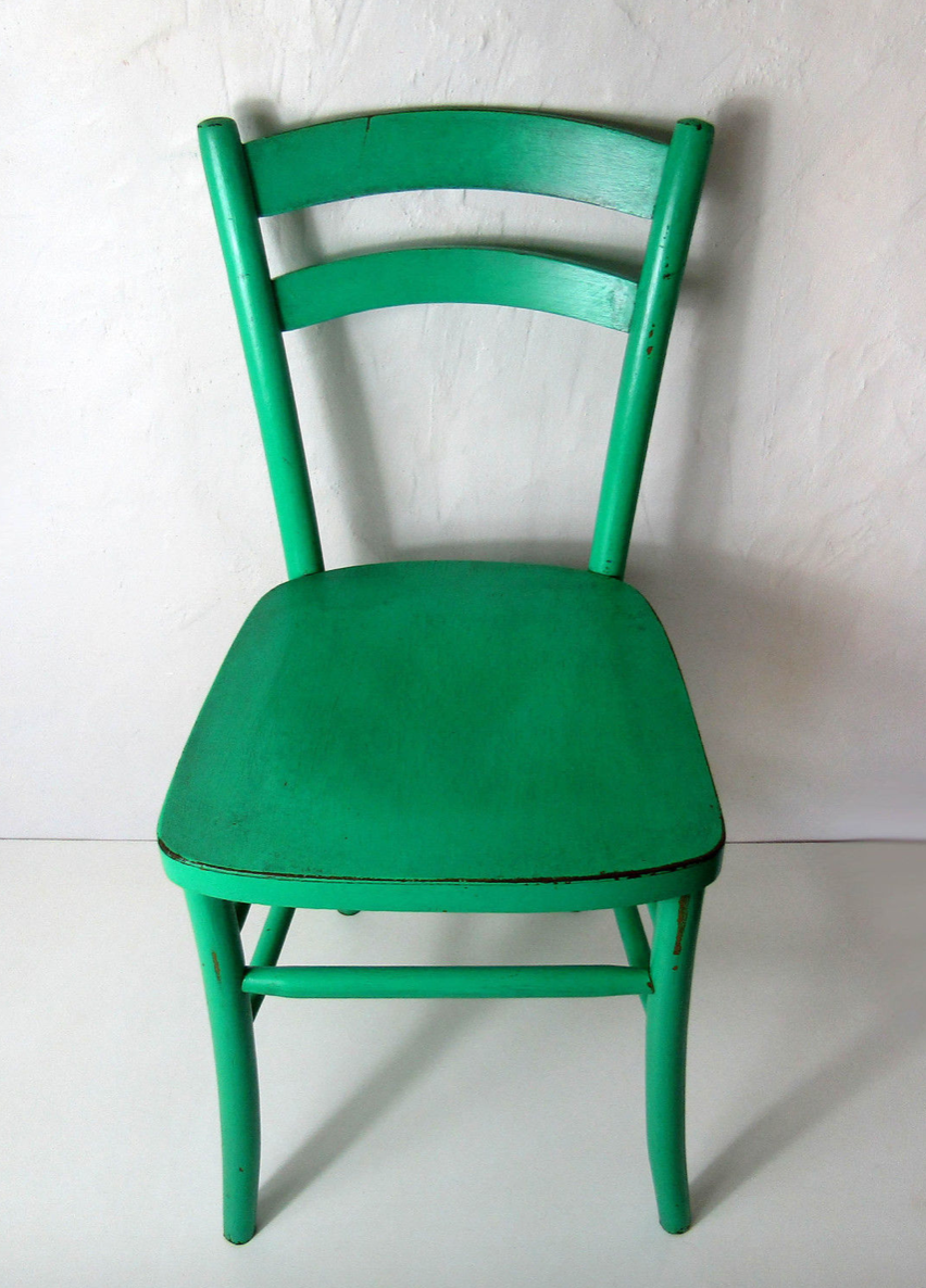 Vintage green chair