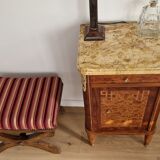 Low furniture marquetry style louis XVI
