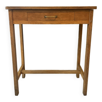 High table / Console in solid wood from the 50s