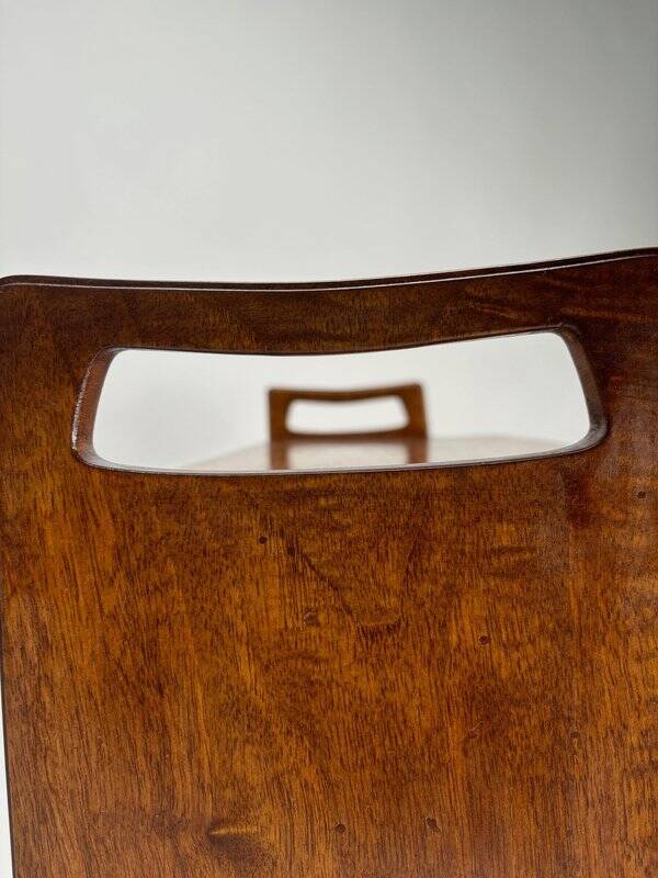 Mid-Century Wooden Side Tables by Gio Ponti, 1950s, Set of 2