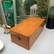 Blond wood plug box