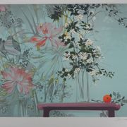 Michel Henry: Flowers in the Wind, original signed lithograph