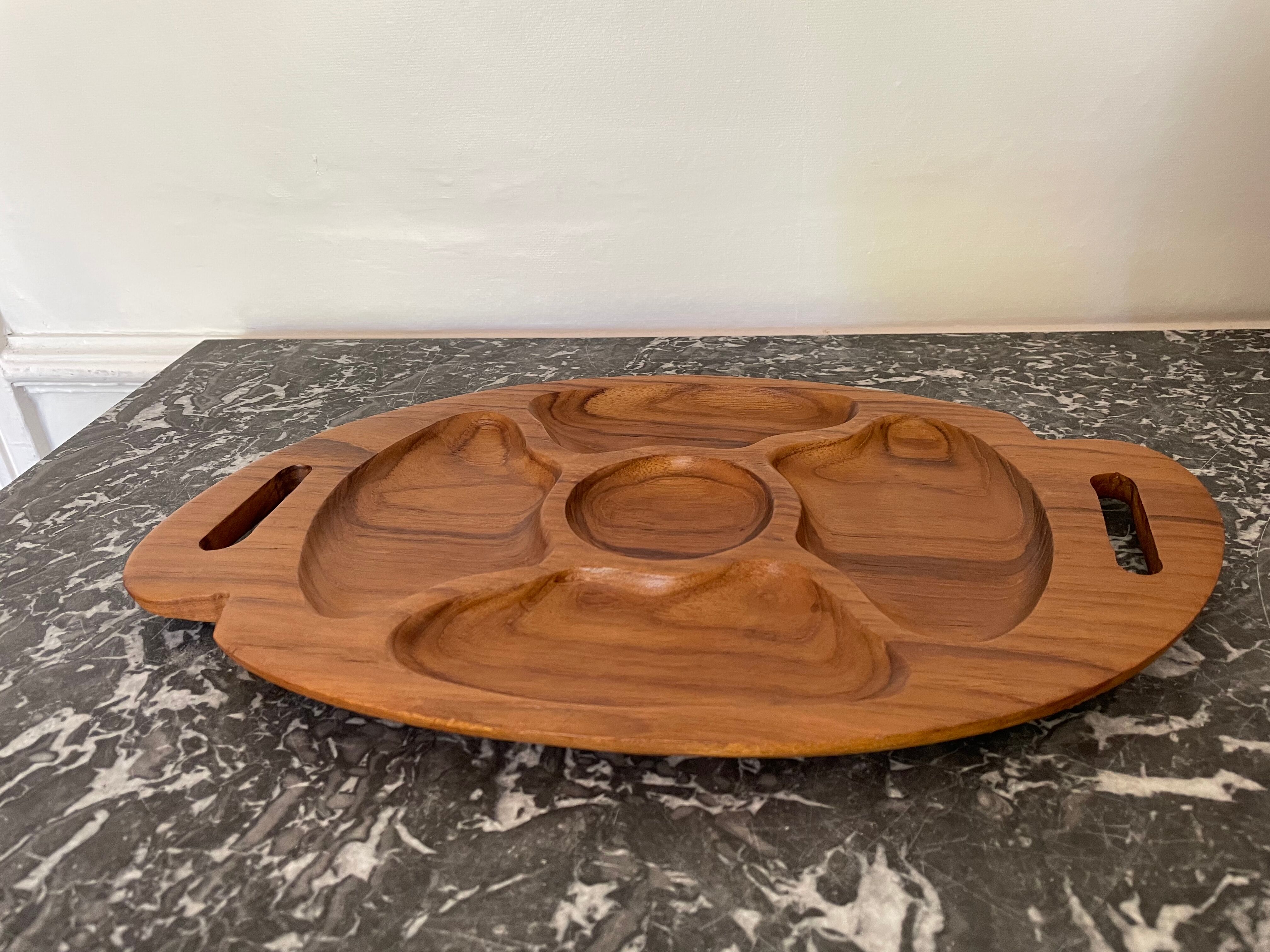 Vintage teak dish