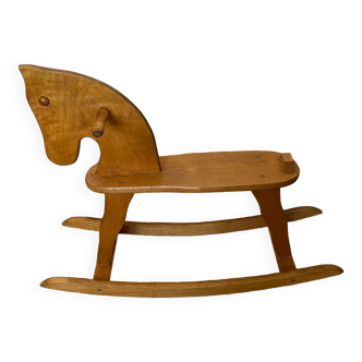 Old wooden rocking horse