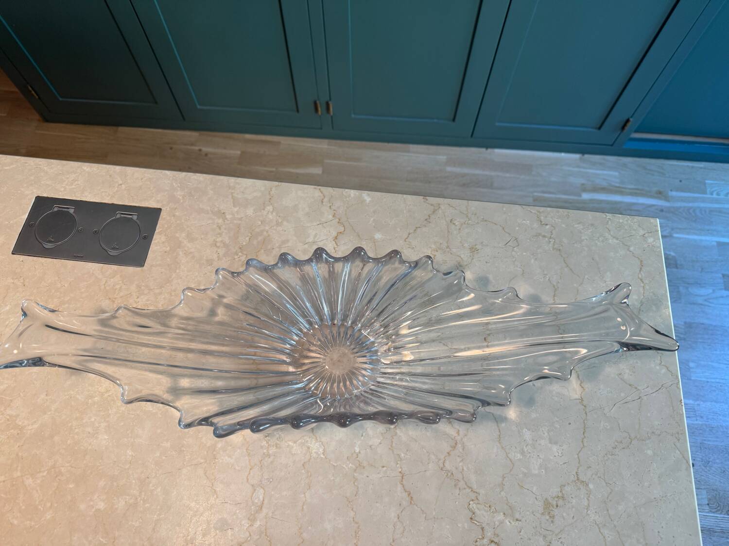 Crystal fruit basket