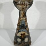 Vase en Grès de Sel, signé J-C. Courjault pour Keraluc Quimper - 1960