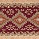 Vintage turkish kayseri kilim rug 4' x 7'5"