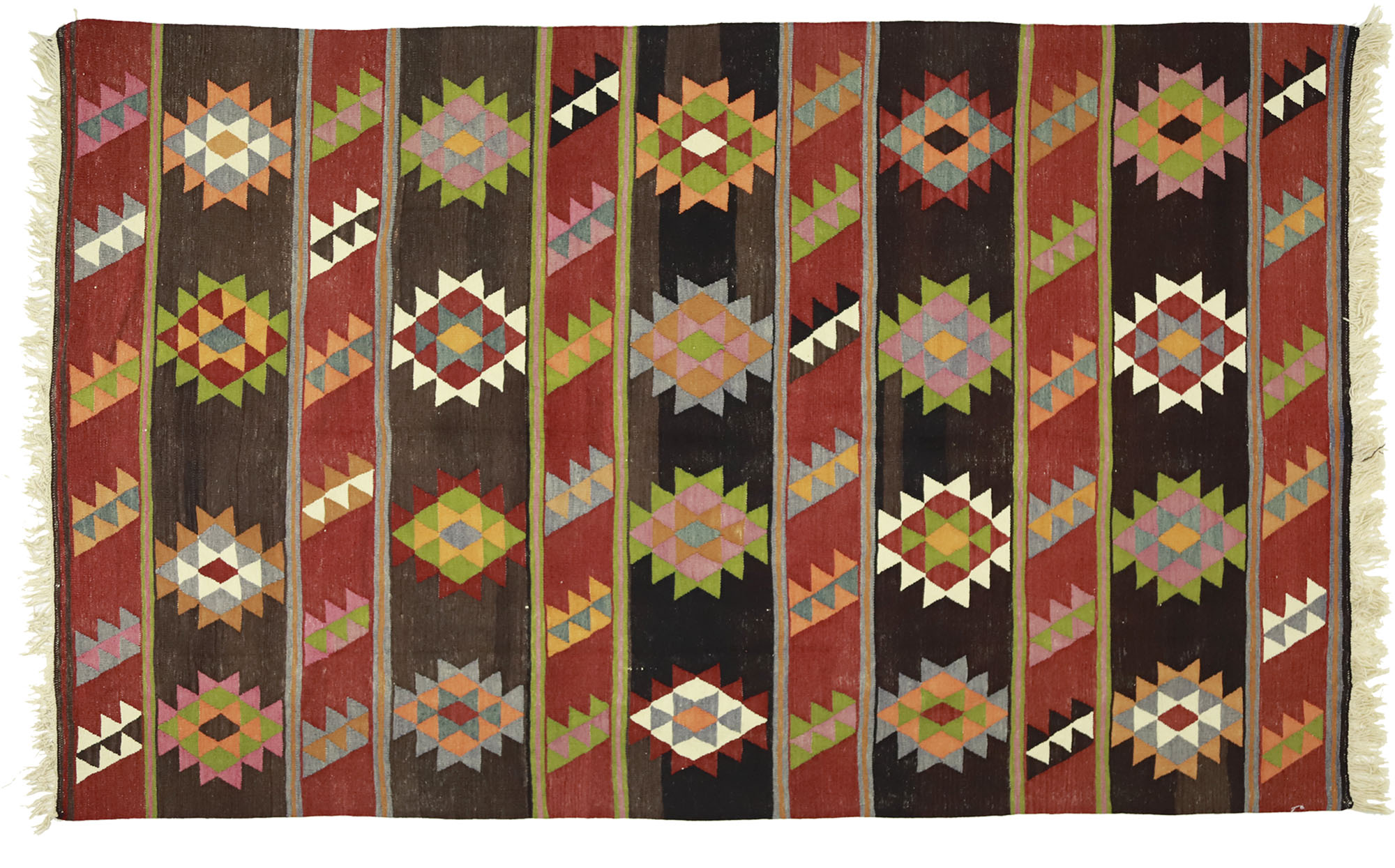 Anatolian handmade kilim rug 266 cm x 160 cm