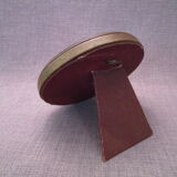 Small old wooden round frame