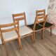 Set of 4 dining room chairs, 50s/60s