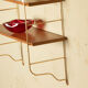 Etagère modulables string dorée