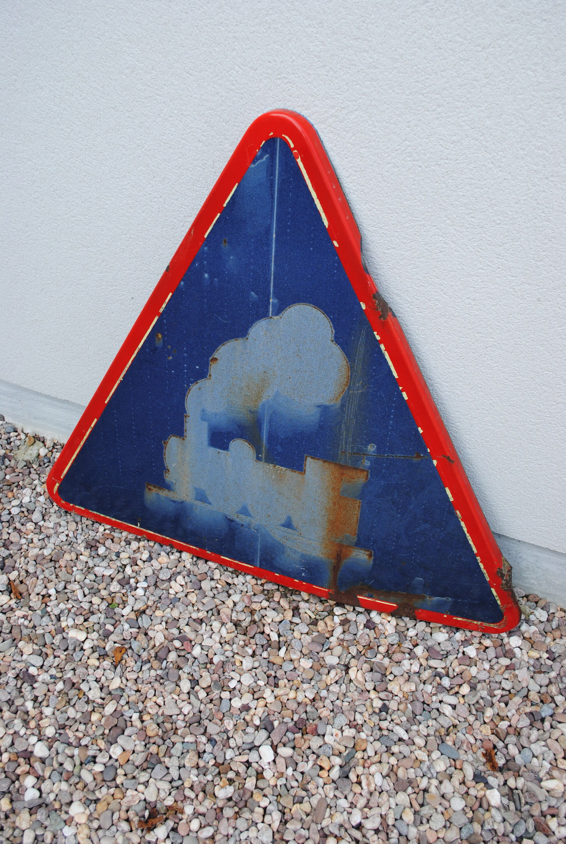 Enamelled Panel SNCF train