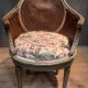 Caned armchair in Louis XVI style