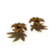 Brass flower candle holders