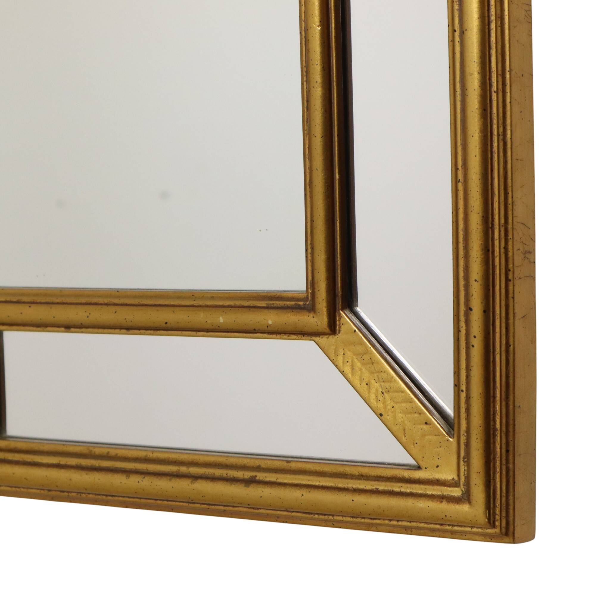 Hollywood Regency Gold Arch Mirror by Deknudt, 80cm