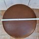 Tabouret vintage intra hamburg en skaï, assise à ressorts, 43 cm, années 50