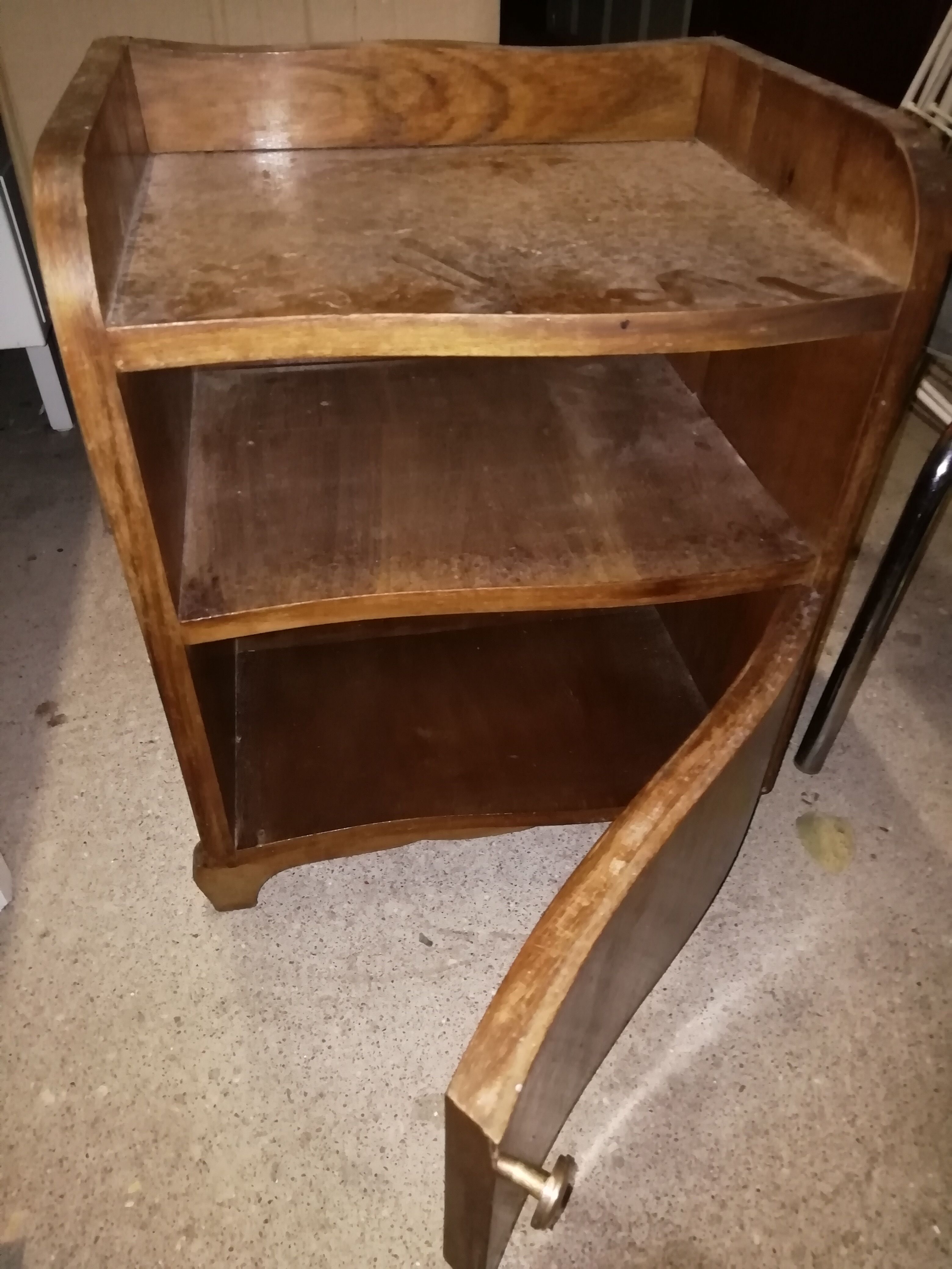 1950s art deco bedside