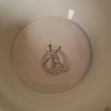 Soup tureen white earthenware XIX