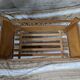 Rattan floor basket for pet