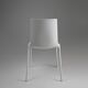Chaise blanche élégante du 21e siècle, Belgique