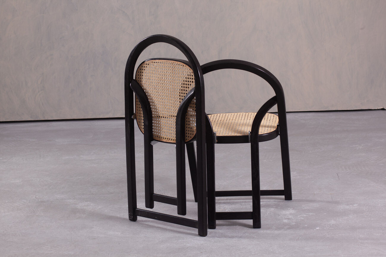 Mid-century Arca folding chairs by Gigi Sabadin for Crassevig, Italy, 1970s (set of 2)