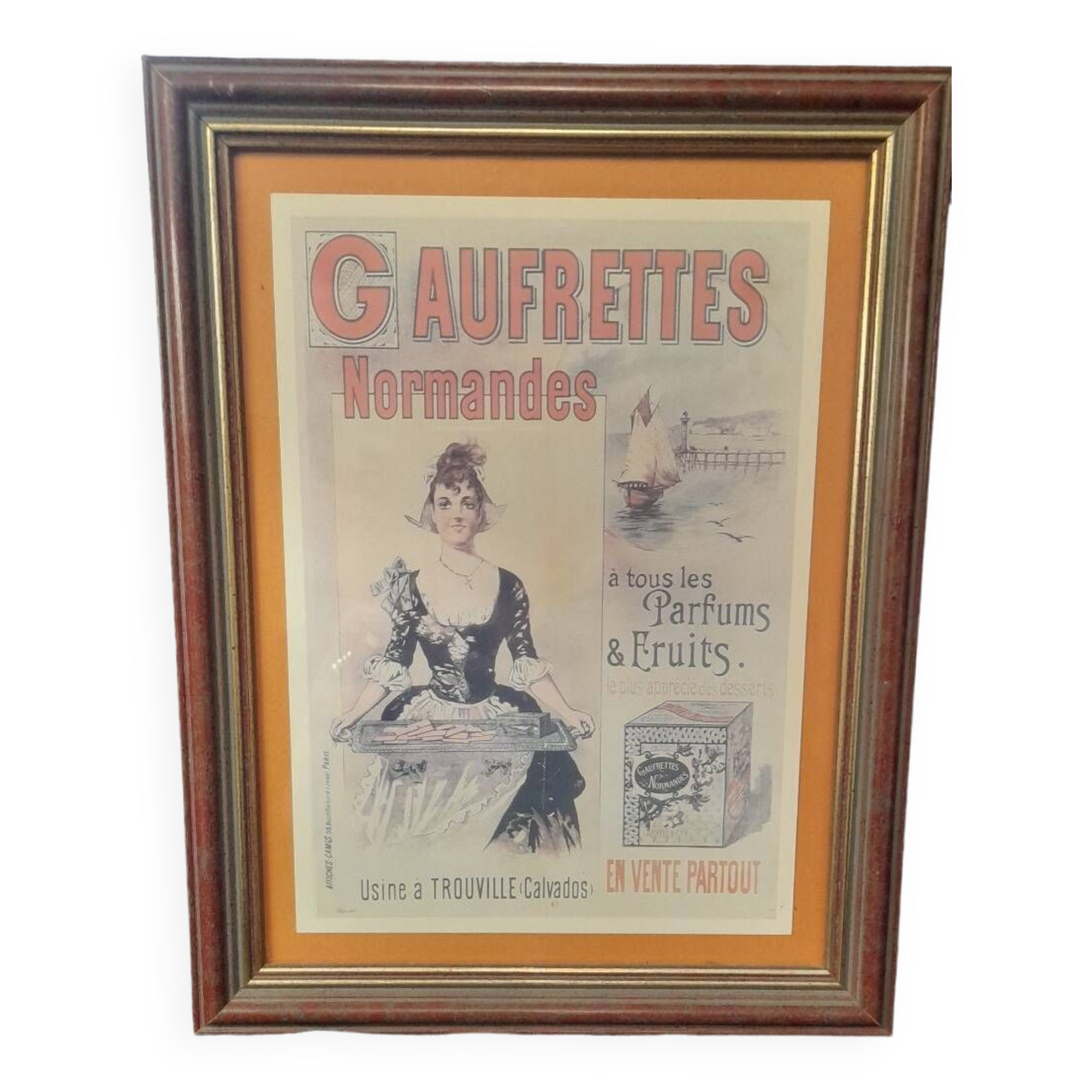 Normandy wafer advertising frame