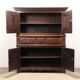 Antique baroque wardrobe in walnut, Italy, 18th century.