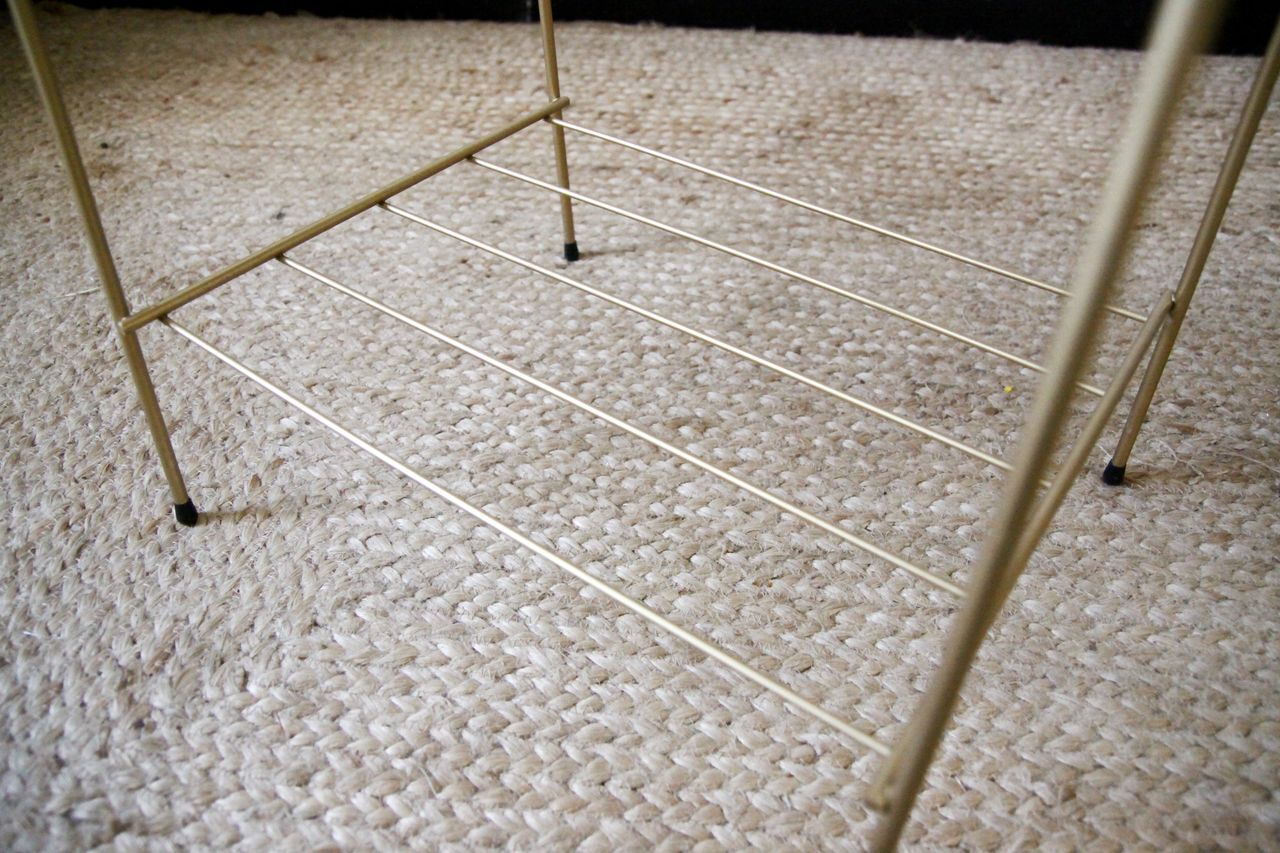 Vintage golden bedside