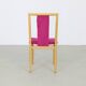 4x danish daning chair in velvet by k. høffer-larsen