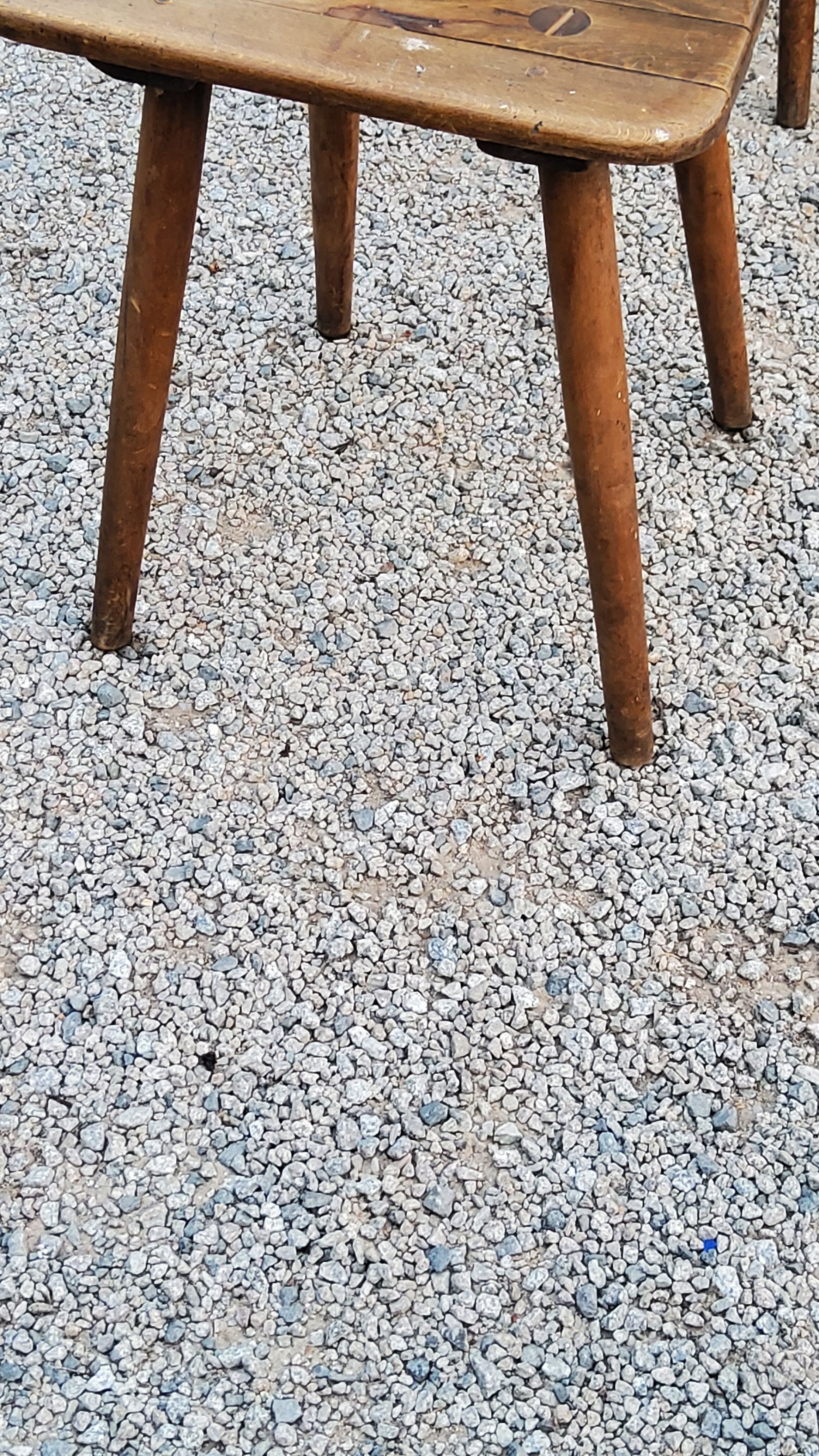 Set of 4 Scandinavian style beech chairs