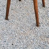 Set of 4 Scandinavian style beech chairs