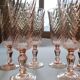Champagne flutes rosaline swirl arcoroc luminarc