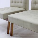 1970s Ludvik Volak Pair of Side Chairs by Drevopodnik Holesov , Czechoslovakia