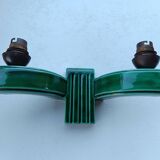 1950 ceramic wall light