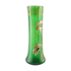 Vase Legras vert bouteille art nouveau