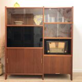 1970s teak bookcase