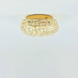 Mid Century Bubble Glass Ceiling Light Tynell For Limburg, Germany, 1970s