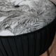 Footrest, jungle fabric, compass feet, 50/60's