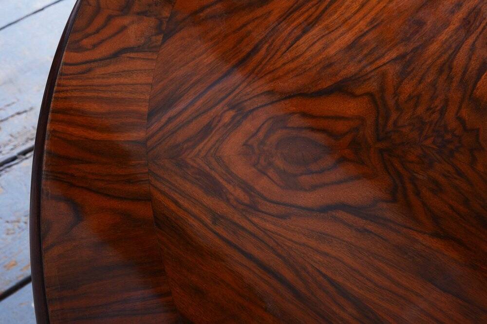 Art Deco Dining Table in Walnut, Czech, 1920s