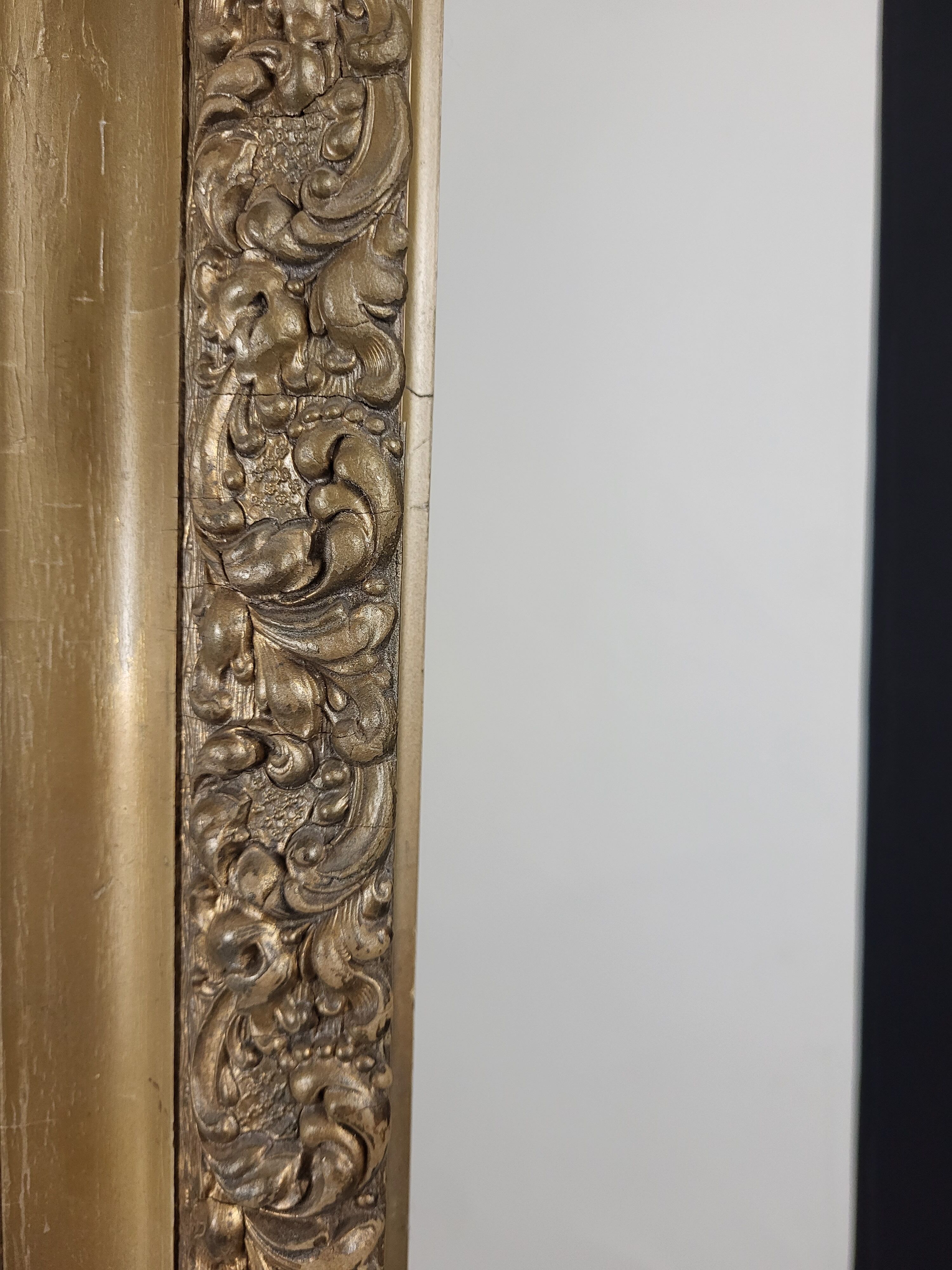 Gilded wooden mirror Napoleon III