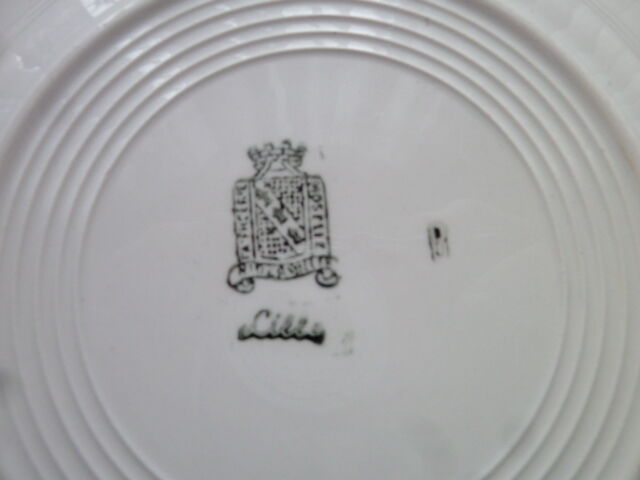 Set of 6 dessert plates in Niderviller earthenware Model Lille