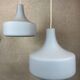 Suspensions opaline vintage – bleu pastel
